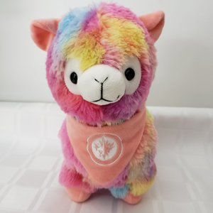 FOCO NHL 13" Rainbow Llama Wpg Jet's Hockey Bandana Plush